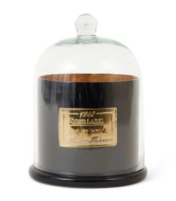 Geurkaars In Glas - Geurkaarsen Candle Dôme Ibiza XL - Zwart