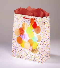 Geschenkentas Cotillons L 26 X H 32,5 X P 12,5 Cmballons