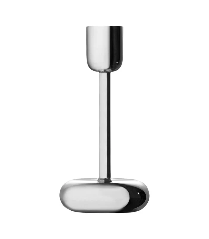 Iittala Nappula Kaarsenstandaard 183mm Steel 1 Iittala Nappula Kaarsenstandaard 183mm Steel