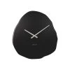 Karlsson Wandklok Organic Round - Zwart - 35x2x38cm