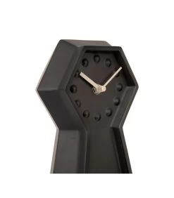 Karlsson Tafelklok Genuine - Zwart - 34x9,4x16cm -Decoratie Verkoop 0b97939eb52d4567a75ed12e05efb0df