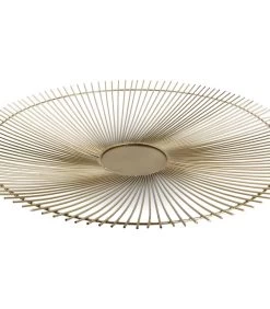 Draadmand 53xH5cm Goud Twisted Iris