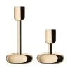 Iittala Nappula Kandelaar Messing Cadeauverpakking Set Van 2