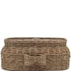 Bloempot Voor Binnen Naturel - Rustic Rattan Classic Planter Round