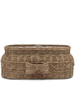 Bloempot Voor Binnen Naturel - Rustic Rattan Classic Planter Round
