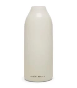 Vaas Glas, Middelhoge Bloemenvaas - Bella Tola - Wit - Maat M