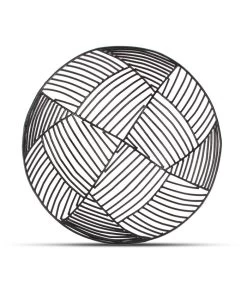 Draadmand 25xH11cm Zwart Tero -Decoratie Verkoop 1b8ffc0669f947198ac3f5a64efc89e8