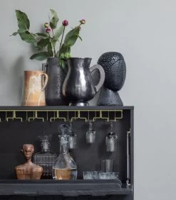 BePureHome Canyon Vaas - Aluminium - Zwart - 23x21x16 -Decoratie Verkoop 1e85c1ceda6e4f369f01a23eae4b740a