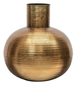 Exclusive Pixie Vaas - Metaal - Antique Brass - 34x30x30