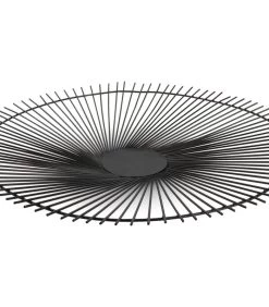 Draadmand 53xH5cm Zwart Twisted Iris