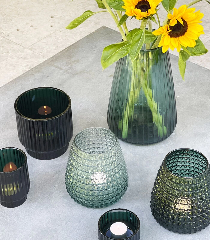 DIM Vaas Smooth Medium Groen 4 DIM Vaas Smooth Medium Groen - Afbeelding 4