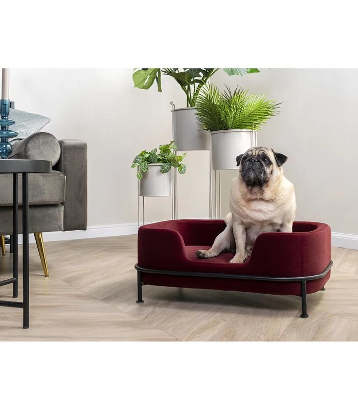 Leitmotiv Hondenmand Puffed - Velvet Kleibruin - 63x42x24,5cm 2 Leitmotiv Hondenmand Puffed - Velvet Kleibruin - 63x42x24,5cm - Afbeelding 2