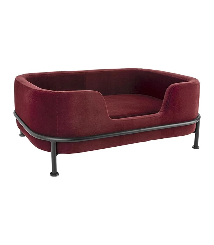 Leitmotiv Hondenmand Puffed - Velvet Kleibruin - 63x42x24,5cm 1 Leitmotiv Hondenmand Puffed - Velvet Kleibruin - 63x42x24,5cm