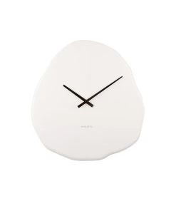 Karlsson Wandklok Organic Round - Wit - 35x2x38cm