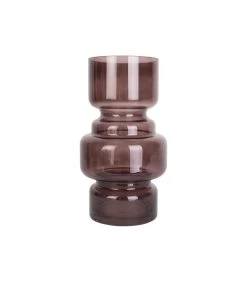 PRESENT TIME Vaas Courtly - Glas Chocolade Bruin - Large - 14x25cm