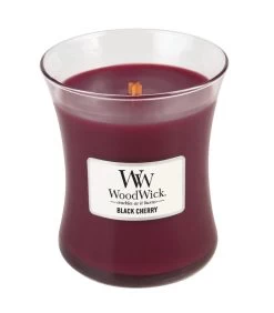 WoodWick Kaars Black Cherry Medium
