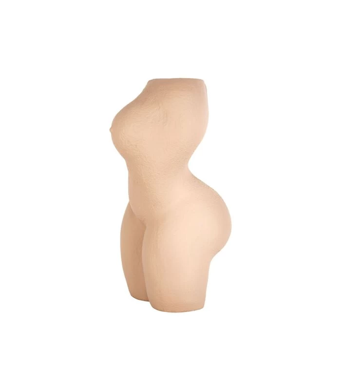 PRESENT TIME Bloempot Lady - Polyresin - Zandbruin - 19x20x33,5cm 3 PRESENT TIME Bloempot Lady - Polyresin - Zandbruin - 19x20x33,5cm - Afbeelding 3