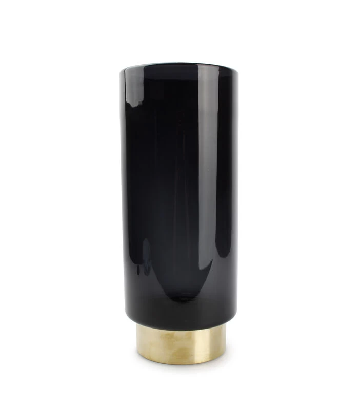 Vaas 14,5xH35cm Zwart Manon 2 Vaas 14,5xH35cm Zwart Manon - Afbeelding 2