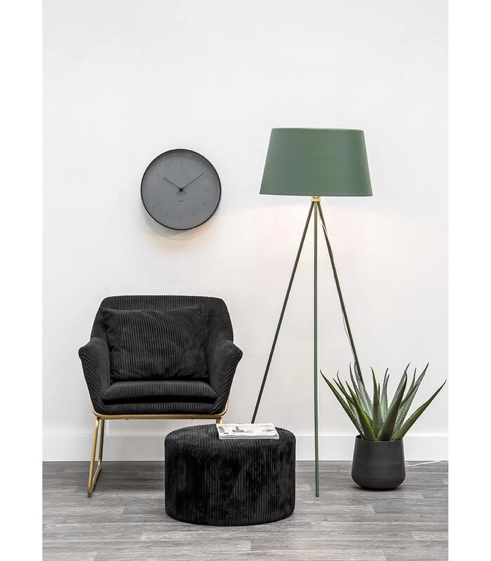 Karlsson Wandklok Butterfly Hands - Grijs - Large - Ø37,5cm 2 Karlsson Wandklok Butterfly Hands - Grijs - Large - Ø37,5cm - Afbeelding 2