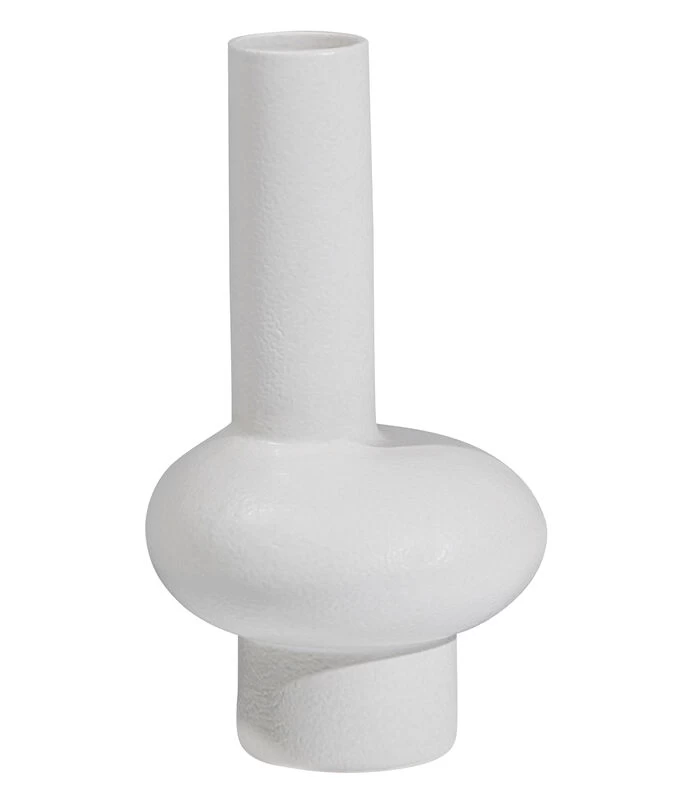 BePureHome Vaas Tank - Porselein - Kalkwit - 31x18x18 1 BePureHome Vaas Tank - Porselein - Kalkwit - 31x18x18