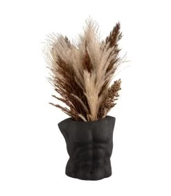 PRESENT TIME Bloempot Male - Zwart - 12x19,5x20,5 Cm -Decoratie Verkoop 64b403c51fe1468faa2a0439fbb8f652