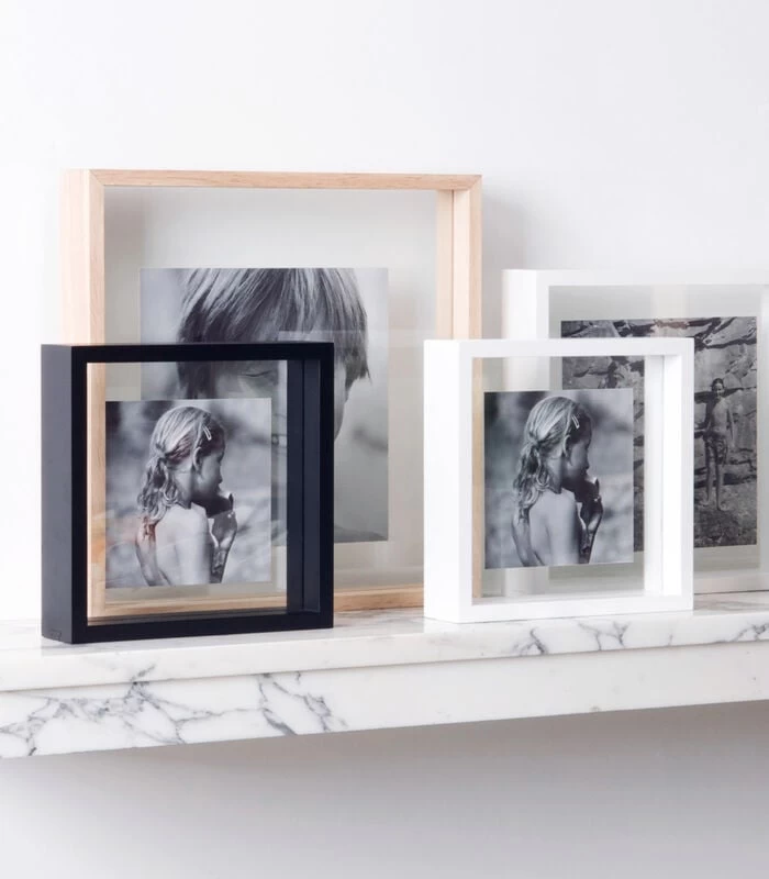 SQUARE FLOATING Box 25 X 25 Licht Hout 4 SQUARE FLOATING Box 25 X 25 Licht Hout - Afbeelding 4