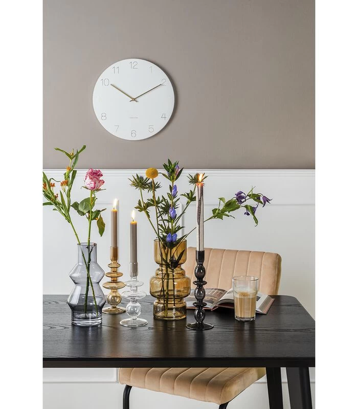 PRESENT TIME Vaas Blush - Glas Donker Grijs - Medium - 12,5x25cm 2 PRESENT TIME Vaas Blush - Glas Donker Grijs - Medium - 12,5x25cm - Afbeelding 2