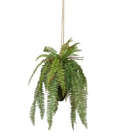 WOOOD Varen Hangende Kunstplant - Groen - 30x58x30