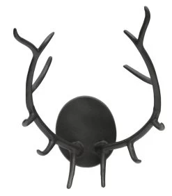 BePureHome Antler Gewei - Metaal - Zwart - 50x34x32