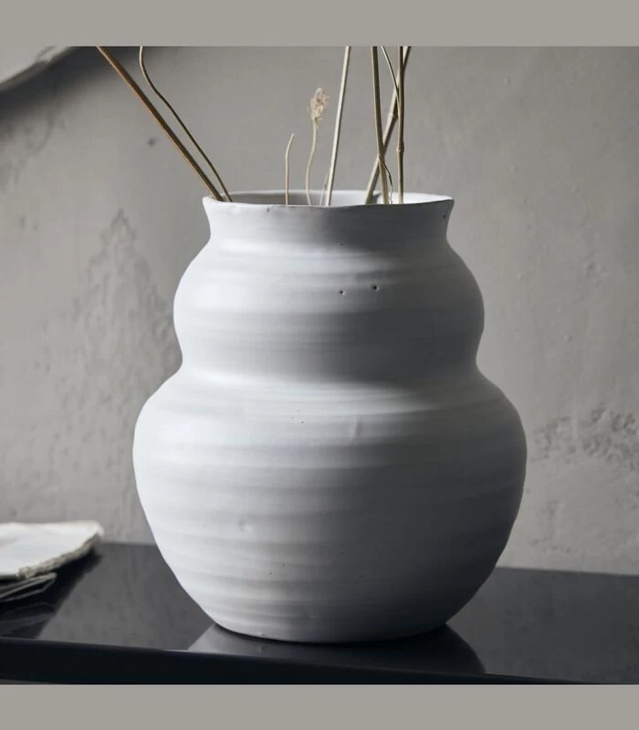 House Doctor Vaas - Juno - Wit 2 House Doctor Vaas - Juno - Wit - Afbeelding 2