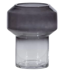 Jaxx Vaas - Glas - Zwart - 20x15x15