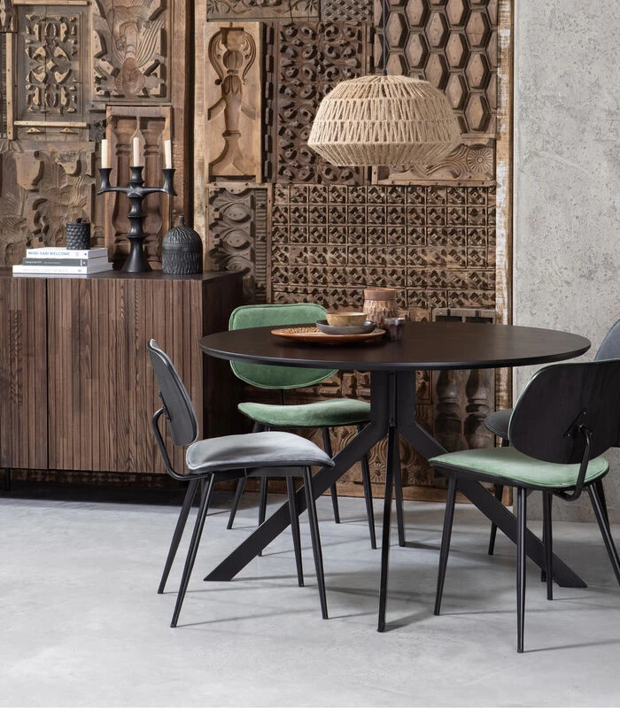 Exclusive Finn Kaarsenstandaard - Metaal - Zwart - 40x34x12 2 Exclusive Finn Kaarsenstandaard - Metaal - Zwart - 40x34x12 - Afbeelding 2