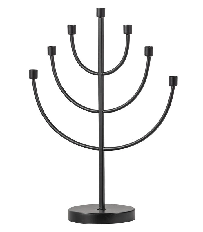 Exclusive Sterre Kandelaar - Metaal - Zwart - 56x43x18 3 Exclusive Sterre Kandelaar - Metaal - Zwart - 56x43x18 - Afbeelding 3