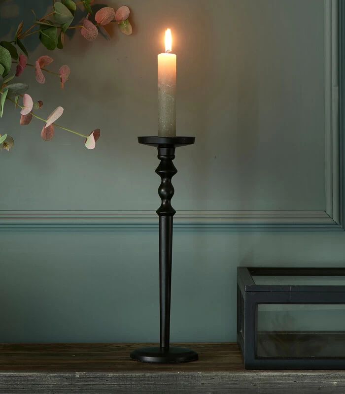 Kandelaar Zwart - RM Warrington Tower Candle Holder 2 Kandelaar Zwart - RM Warrington Tower Candle Holder - Afbeelding 2