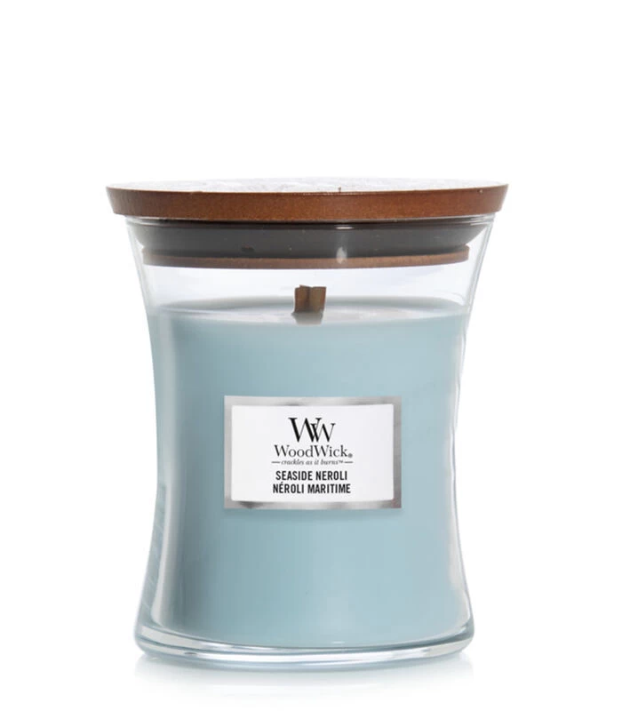 WoodWick Kaars Seaside Neroli Medium 1 WoodWick Kaars Seaside Neroli Medium