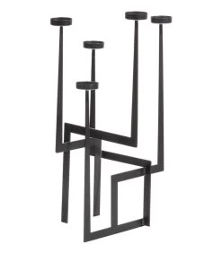 Dash Kandelaar - Metaal - Zwart - 51x30x30 -Decoratie Verkoop 8daa352aa85b4551a07dc64b3f38320b