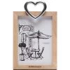 Fotolijst 13x18 Staand Met Hartje - Hanging Heart - Bruin -