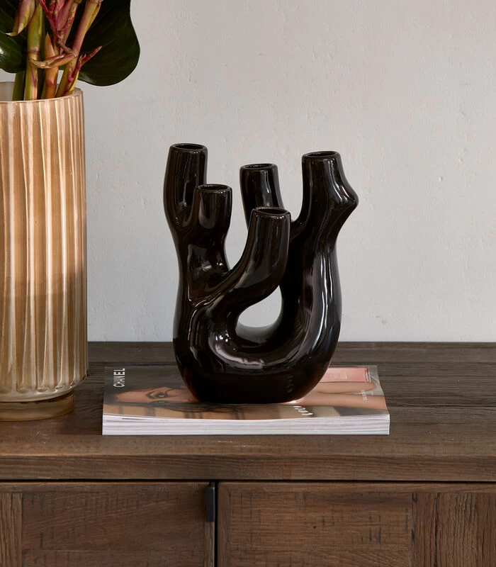 Staand Beeld Koraal Rif, Deco Accessoire - Mnemba Coral Ree - Zwart 2 Staand Beeld Koraal Rif, Deco Accessoire - Mnemba Coral Ree - Zwart - Afbeelding 2