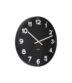Karlsson Wandklok New Classic - Medium - Zwart - Ø40,6cm