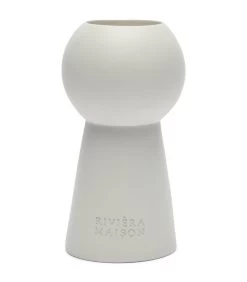 Waxinelichthouder Rond, Theelichthouder - Oriental Pearl - Mat Beige