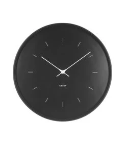 Karlsson Wandklok Butterfly Hands - Zwart - Large - Ø37,5cm