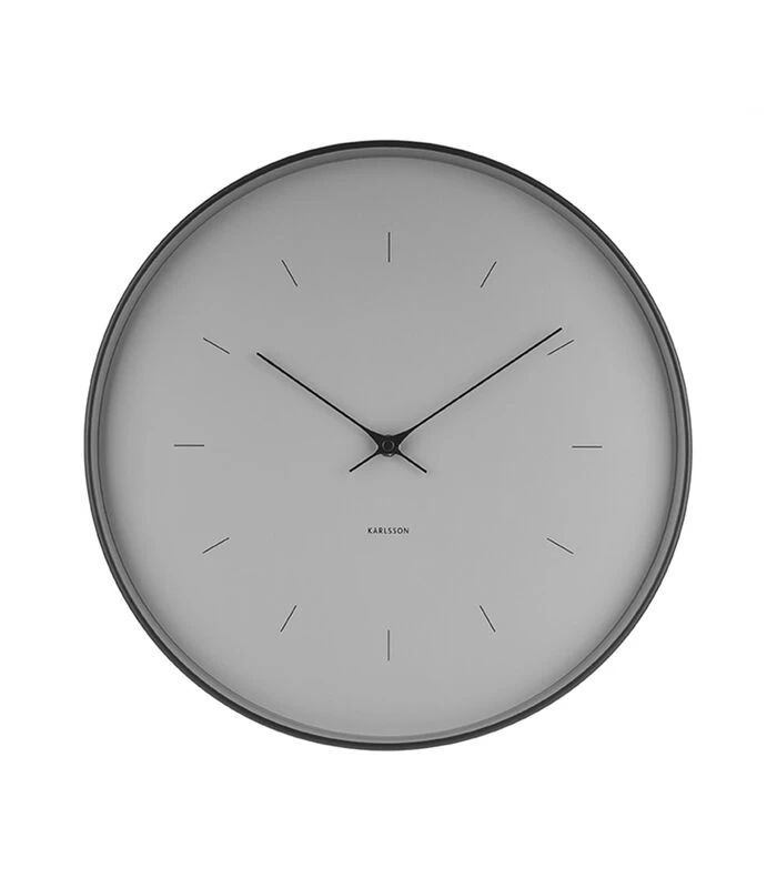 Karlsson Wandklok Butterfly Hands - Grijs - Large - Ø37,5cm 1 Karlsson Wandklok Butterfly Hands - Grijs - Large - Ø37,5cm