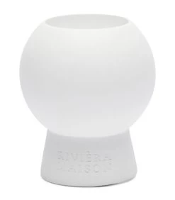 Waxinelichthouder Rond, Theelichthouder - Oriental Pearl - Mat Wit