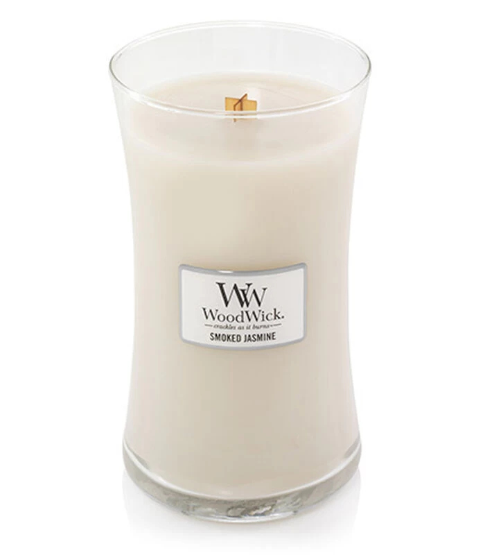 WoodWick Kaars Smoked Jasmine Large 1 WoodWick Kaars Smoked Jasmine Large