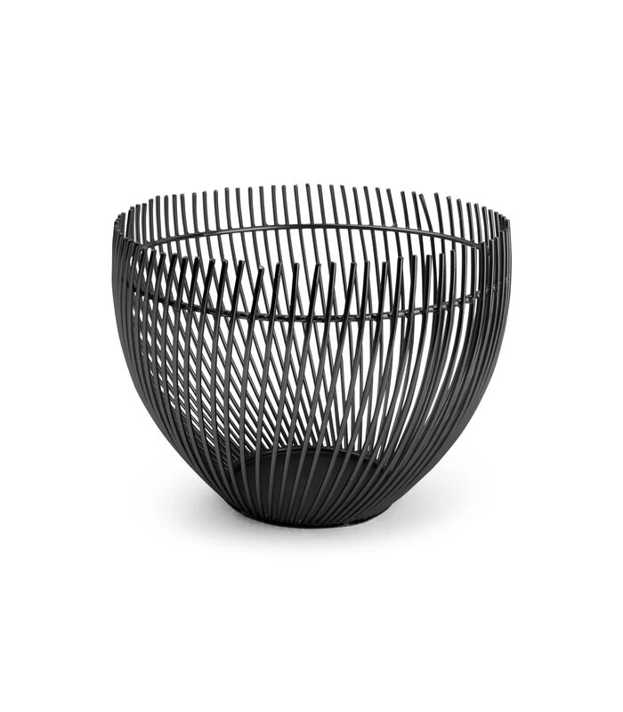 Draadmand 20xH15cm Zwart Twisted Iris 2 Draadmand 20xH15cm Zwart Twisted Iris - Afbeelding 2