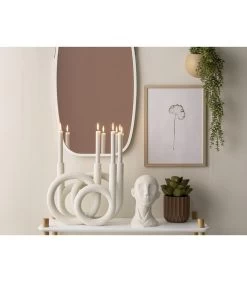 PRESENT TIME Kandelaar Rings - Polyresin - Wit - 38x14,5x30cm 6 PRESENT TIME Kandelaar Rings - Polyresin - Wit - 38x14,5x30cm -Decoratie Verkoop be13c4d1ad4b473f984b2717b8916bdd
