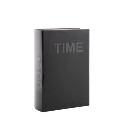 Karlsson Wekker Book - Zwart - 20x5cm -Decoratie Verkoop bf956ade711a421fa6bce00c07887902