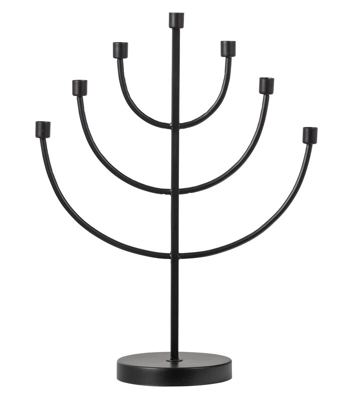 Exclusive Sterre Kandelaar - Metaal - Zwart - 56x43x18 1 Exclusive Sterre Kandelaar - Metaal - Zwart - 56x43x18