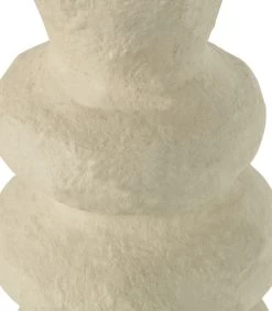 BePureHome Milos Kandelaar - Papier Mache - Natural - 35x14x14 -Decoratie Verkoop c8f7f4999b7546039adfd99f1a85d924