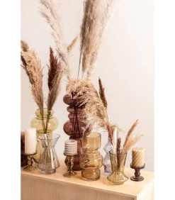 PRESENT TIME Vaas Morgana - Glas Chocolade Bruin - Large - 18x50cm -Decoratie Verkoop c926b391aedf4ac8b222ee76a90e3fe0